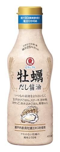 他サイト： [公式]ヒガシマル醤油 牡蠣だし醤油 400×4本の商品画像