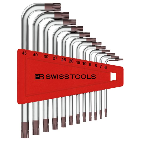 PB SWISS TOOLS 410H/6-45 L型ヘクスローブレンチセット(パックなし)