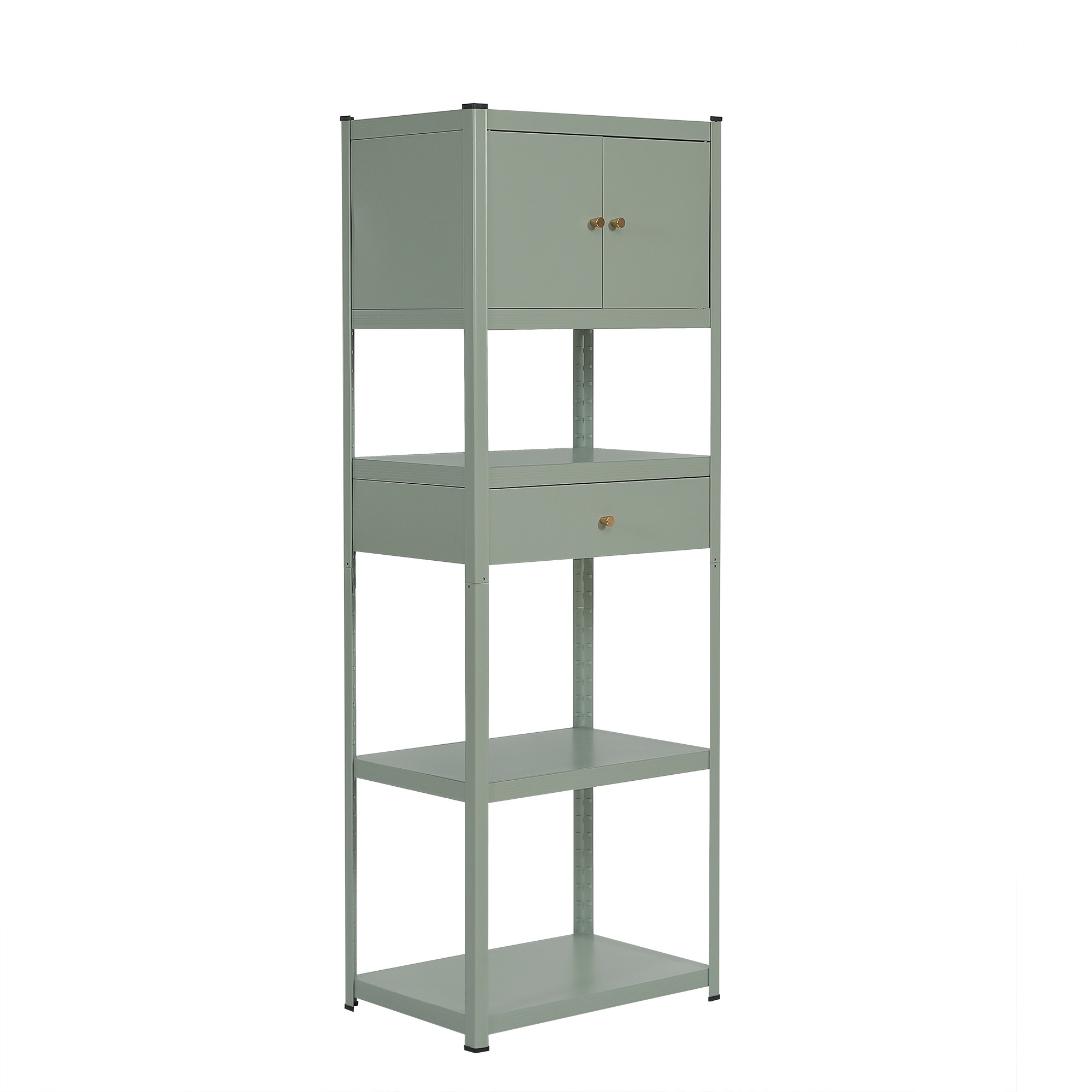 【国内発送 無-送料】321スチールラック オープンラック 可動棚 分割可能 大容量 オープンシェルフ 収納ラック キッチンラック 棚 食器棚 収納ラック 棚 物置 作業台 倉庫用 ボトル不要 幅60