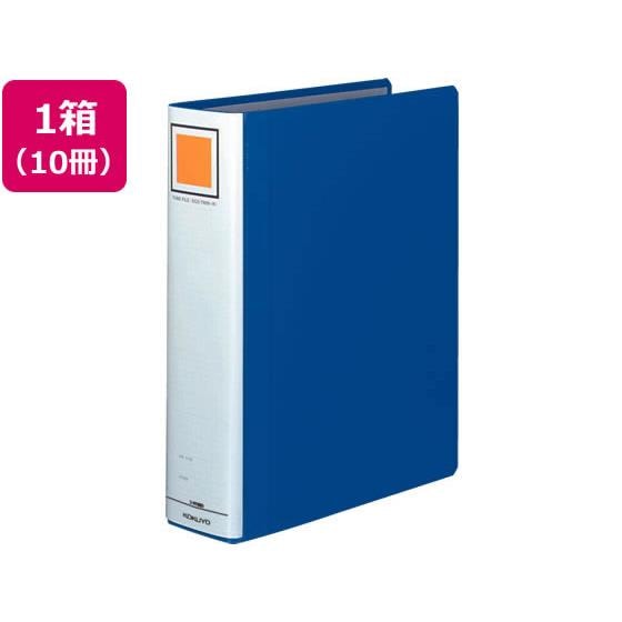 チューブファイルエコツインRA4タテ とじ厚60mm 青 10冊 コクヨ ﾌ-RT660B
