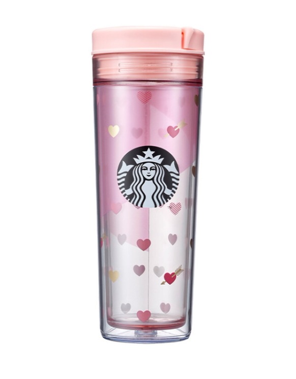 ラブ＆ラブ アイコニック タンブラー 473ml ハート柄