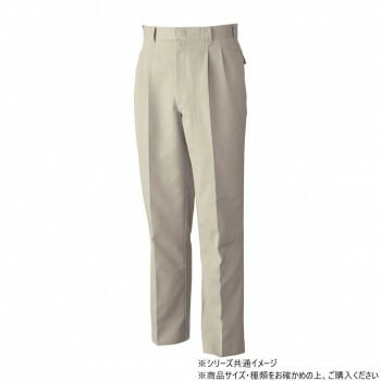 桑和 4889 ツータックスラックス 100サイズ アイボリー（5）