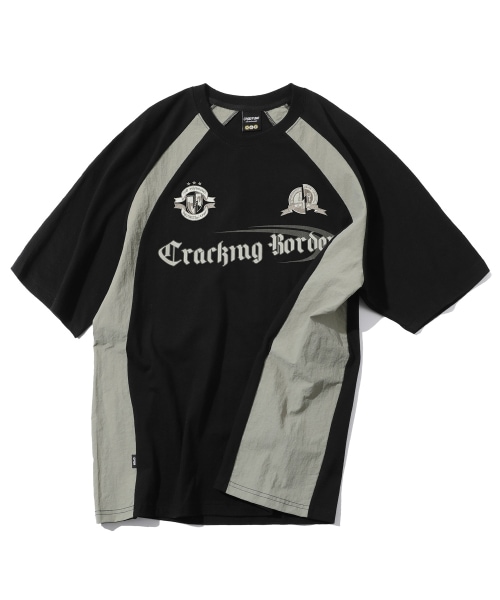 CPGN スタジオクラッキングラグランショートスリーブ T シャツブラック
