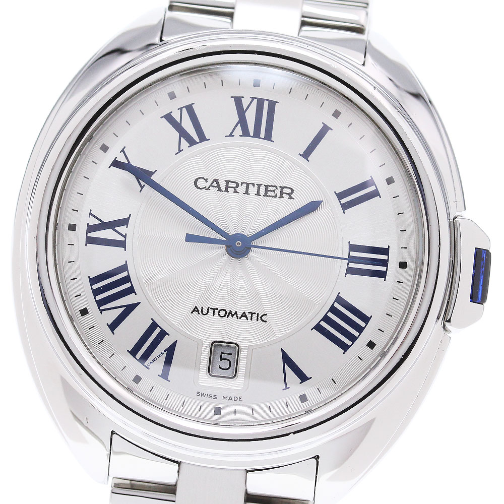 カルティエ CARTIER WSCL0007 クレ ドゥ カルティエ デイト 自動巻き メンズ 良品 _849473【中古】