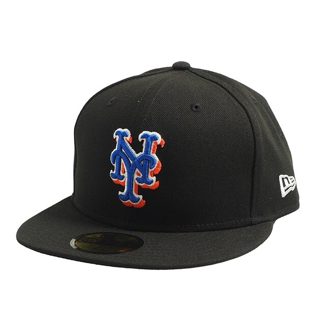 [即納] NEW ERA ニューエラ キャップ 59FIFTY 5950 フィッテッド ニューヨーク・メッツ ブラック 黒 NYMETS ACPERF ALT2 2022 USモデル メンズ レディー