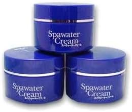 [炭黒泉]不動化学・コラーゲンスパウォータークリーム８０ｇ３個セット