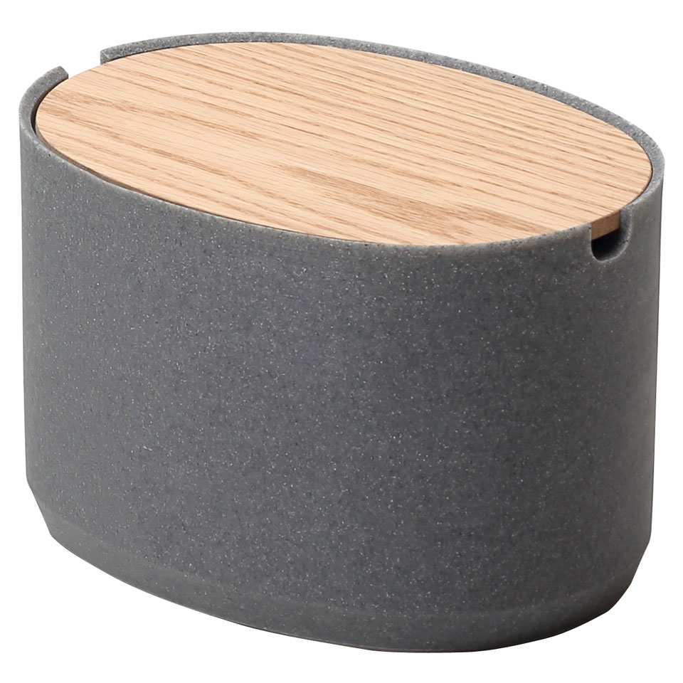 小物入れ イデアコ シェーカーボックス オーバルボックス Mサイズ ハイタイプ（高） ideaco Oval Box M-High ストーンサンドグレー