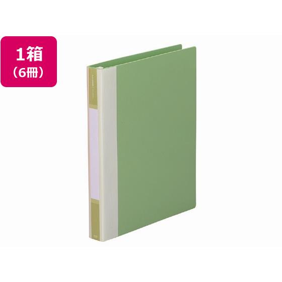 リフィルバインダーMTL A4 30穴 背幅35mm 黄緑 6冊 リヒトラブ G3902-6