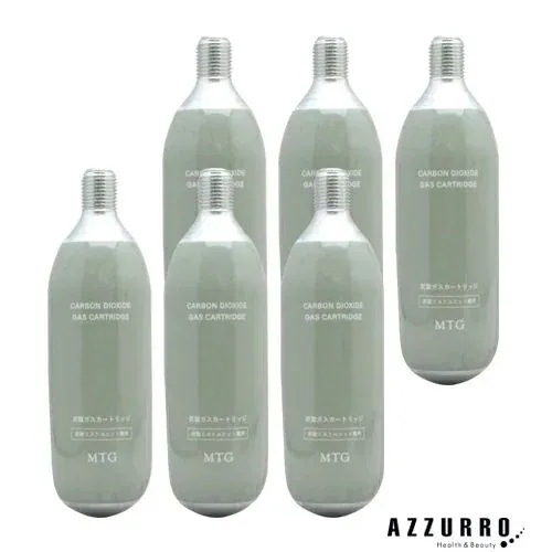 MTG プロージョン 炭酸ミストユニット専用 炭酸ガスカートリッジ 6本セット ホワイト【宅急便対応】【翌日着対応】