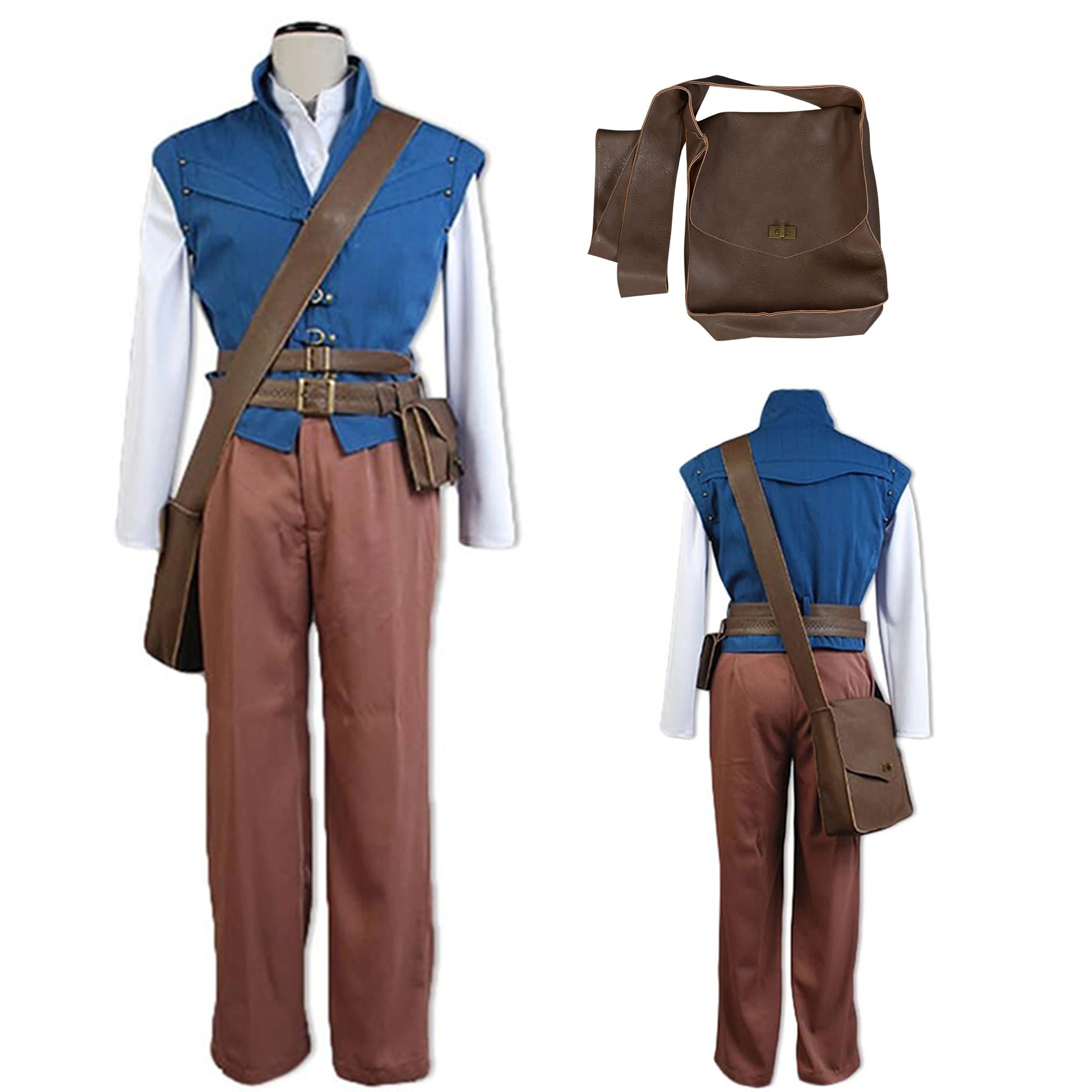 【全シリーズ発売中】 【値引き中】コスプレ衣装＋バッグ付き ステージ服 コス ハロウィン 大人 コスチューム 王子 コスプレ 衣装 王子様 ゴーテル マザーゴーテル フリンライダー ラプンツェル 塔上