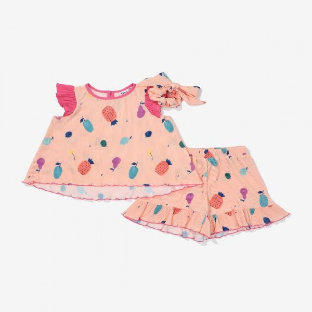 フィラキッズ フィラXスジンフルーツ上下セット FK2FSF2S01F_POR