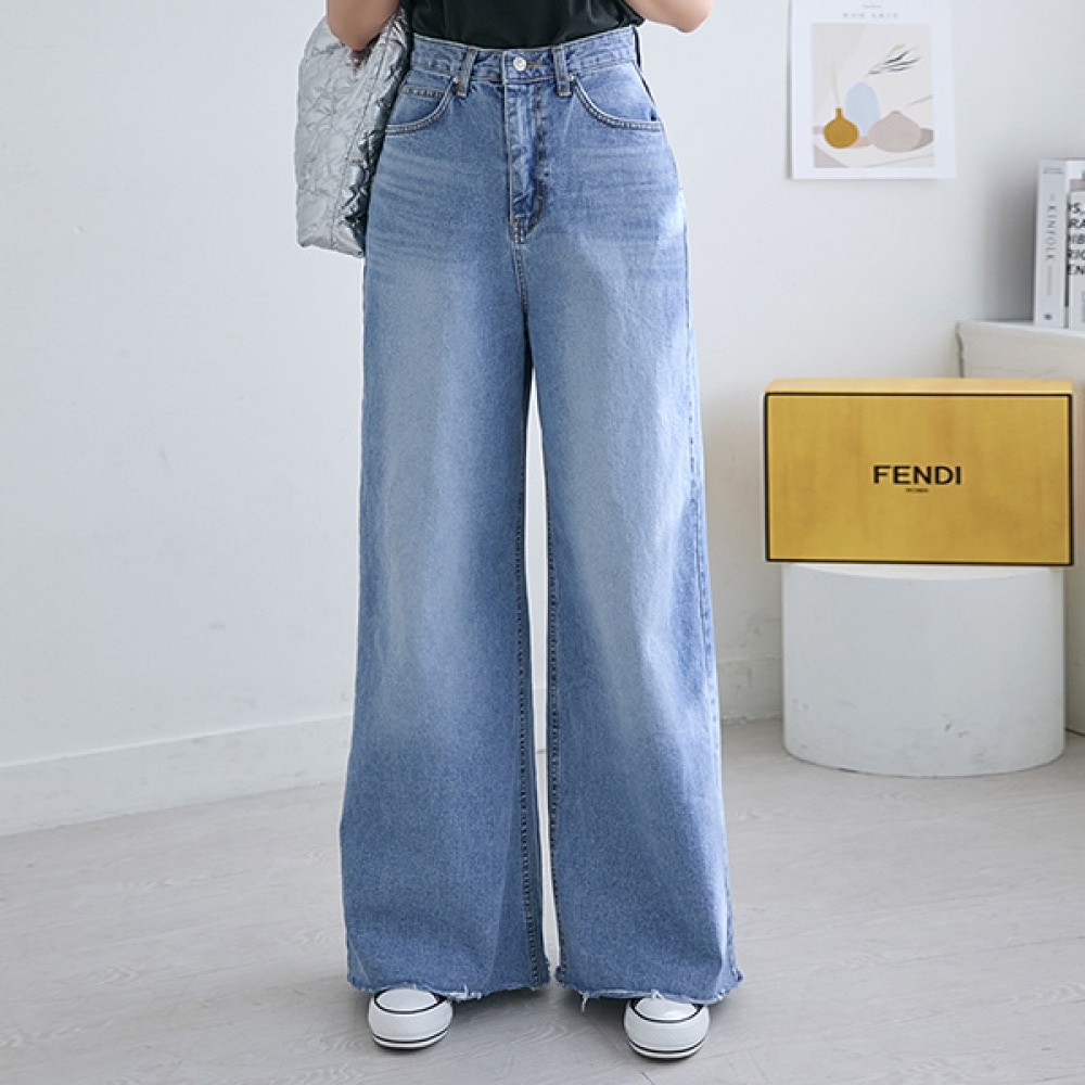 (NAK21) ヘムカッティングワイドブーツカットパンツ DM41-P-35 6,914円