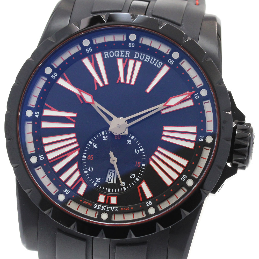 ロジェ・デュブイ ROGER DUBUIS DBEX0567 エクスカリバー スモールセコンド 自動巻き メンズ 極美品 保証書付き_867435【中古】