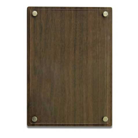 （まとめ買い）コレクト サインフレーム 壁掛け式 ウォルナット B-166H-BR [x3]