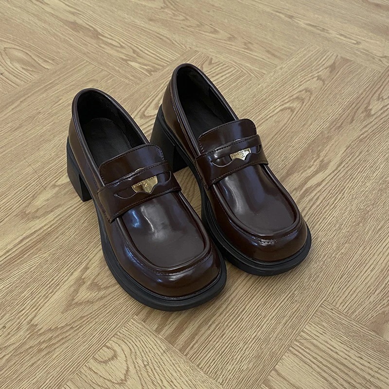 ローファー レディース韓国 靴 厚底シューズ 厚底ファー靴 ウェッジソール 英伦風 柔らかく 快適 4,784円