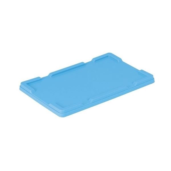 20個セット 業務用コンテナボックス/食品用コンテナー フタのみ単品 NF-M23P用蓋 ブルー 材質：PP