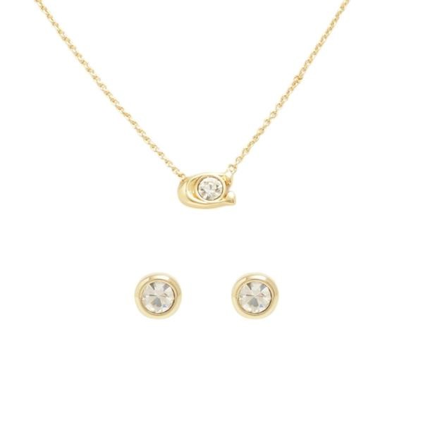 コーチ COACH アクセサリー ネックレス＆ピアス 412845GLD110 レディース ゴールド