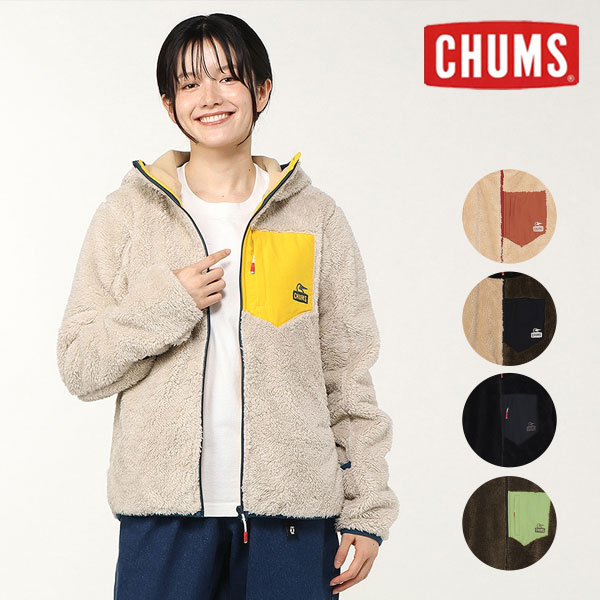 【SALE10%OFF】【即納】 CHUMS チャムス ボンディングフリースジップパーカー アウター ミドル丈 長袖 アウトドア ch14-1435 12,807円