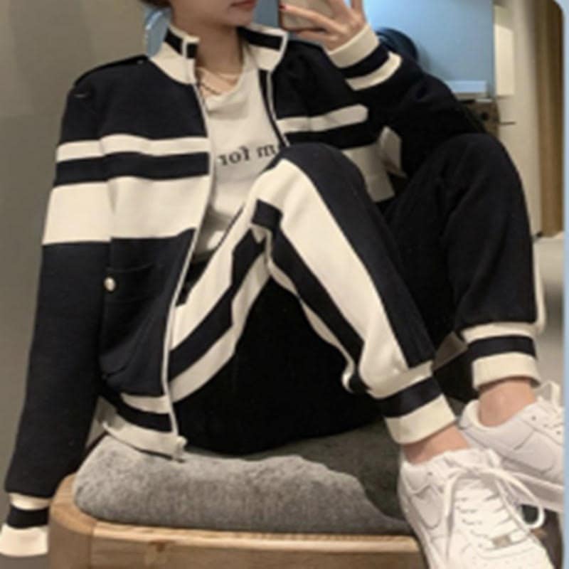 選べる福袋セットアップ スポーツ ジャージ ック バイカラー 長袖 2点セット 上下セット 韓国 レディース ハイウエスト かわいい 可愛い 大人可愛い きれいめ シンプル カジュアル 大人 7,838円