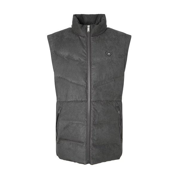 AK水原店 25FW PREMIUM メンズスエードチューブグースダウンベスト DGJU5D76