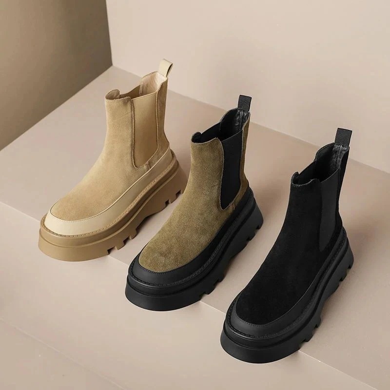 ショ一トプ一ツ マーディンブーツ厚底シューズ厚底シューズ厚底スニーカー スノーブーツ モカシン ヒ一ル ファッション福袋 靴 ムートンブーツ 防寒 厚底 レディース 韓国ファッション 滑り止め1最低価