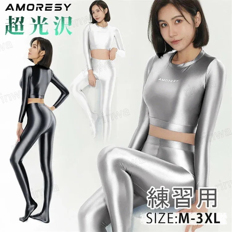 フィットネスウェア 【7月の新作特典】ジムウェア ダンス タンクトップ 水陸両用 体型カバー 衣装 ヨガトップス フィットネス 長袖 レディース ラッシュガード スポーツブラ 光沢 ヨガウェア 水着