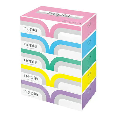 他サイト： ネピア プレミアムソフト ティシュ 360枚(180組)×5個パックの商品画像