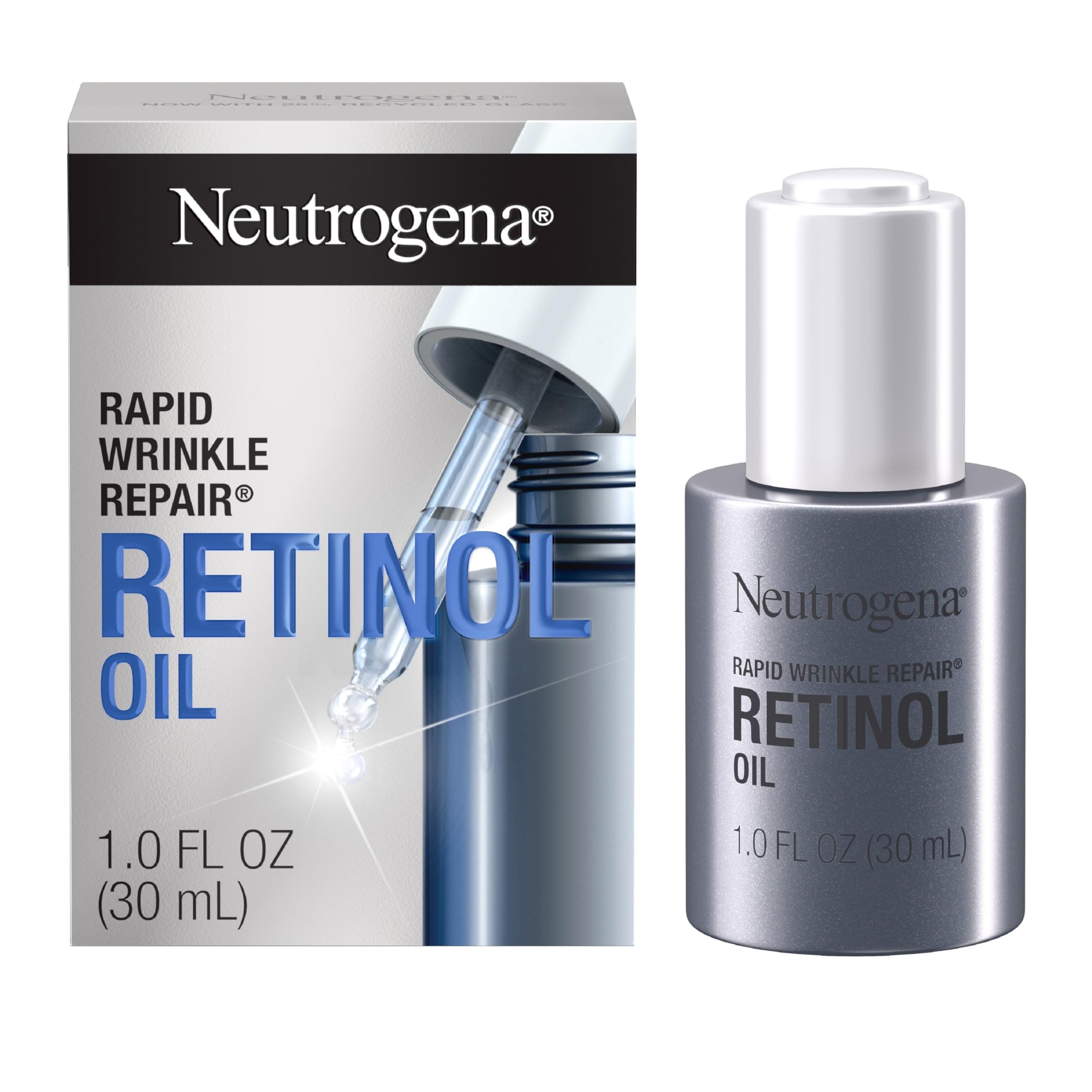 Neutrogena, Rapid Wrinkle Repair(ラピッドリンクルリペア)レチノールオイル30ml(1液量オンス)