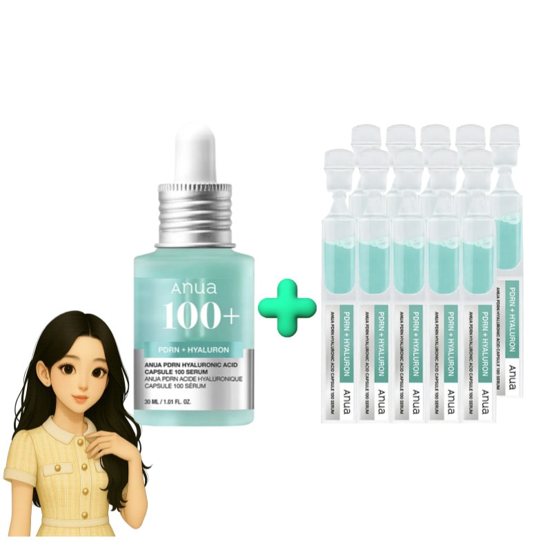 PDRN ヒアルロン酸カプセル100 セラム スペシャルセット（30ml＋1ml×10ea）保湿 美容液 韓国コスメ