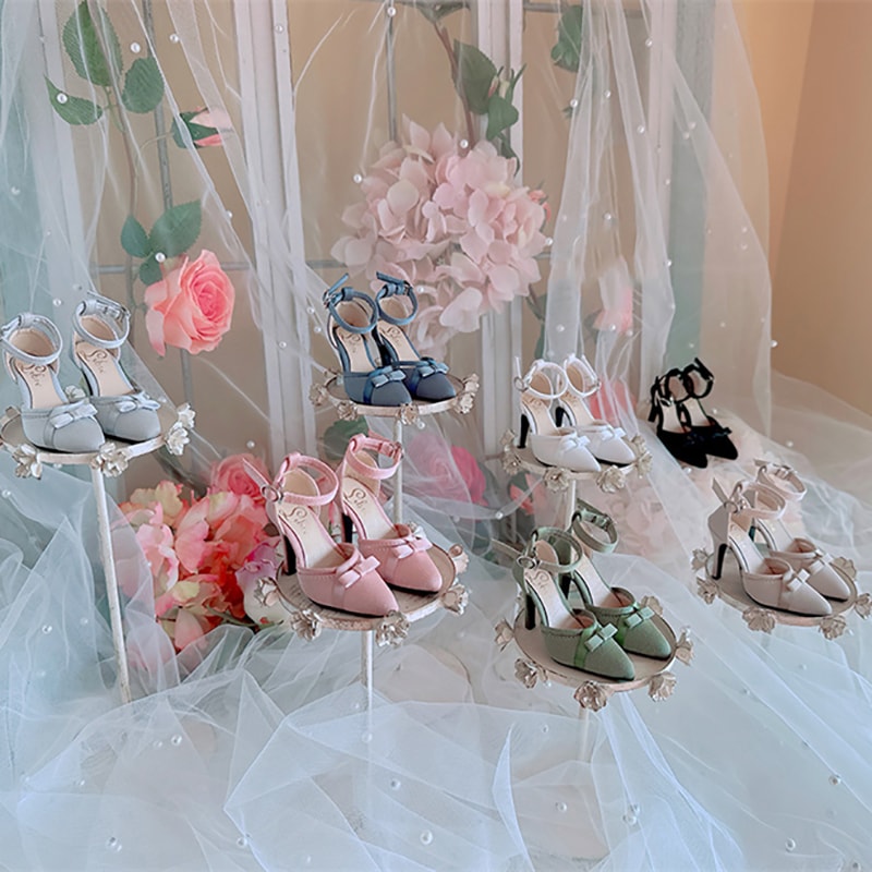 BJD ドール靴 リボンハイヒール 7色 1/3サイズドールシューズ SD16/SDGR/DD女の子サイズ球体関節人形用 6,790円