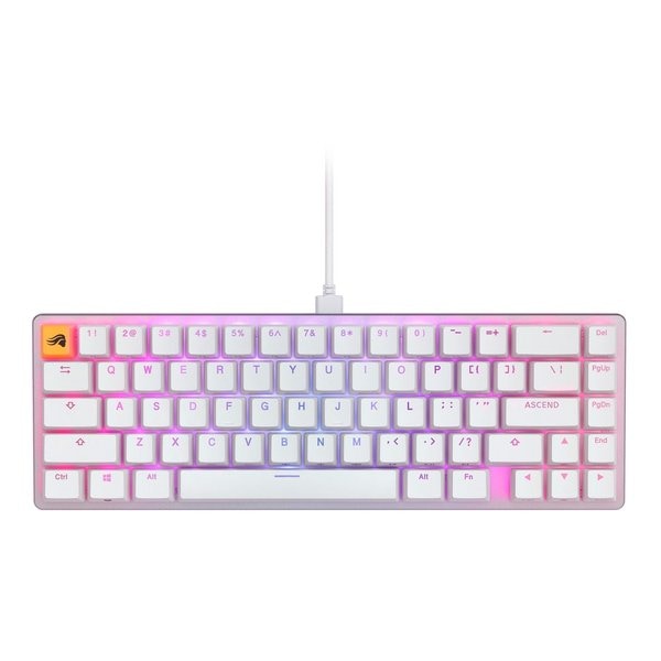 Glorious GMMK 2 65% Pre-Built ホワイト キーボード GLO-GMMK2-65-FOX-W