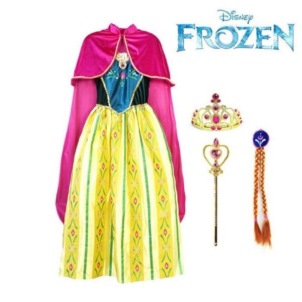 アナと雪の女王 アンナ 戴冠式 ドレス（大人用）