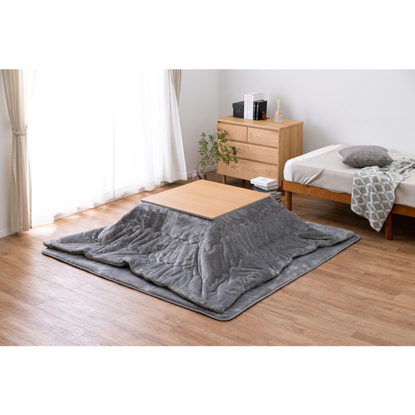 240626611 メレンゲタッチのこたつ掛ふとん 長方形 グレー 190×240cm メーカー直送