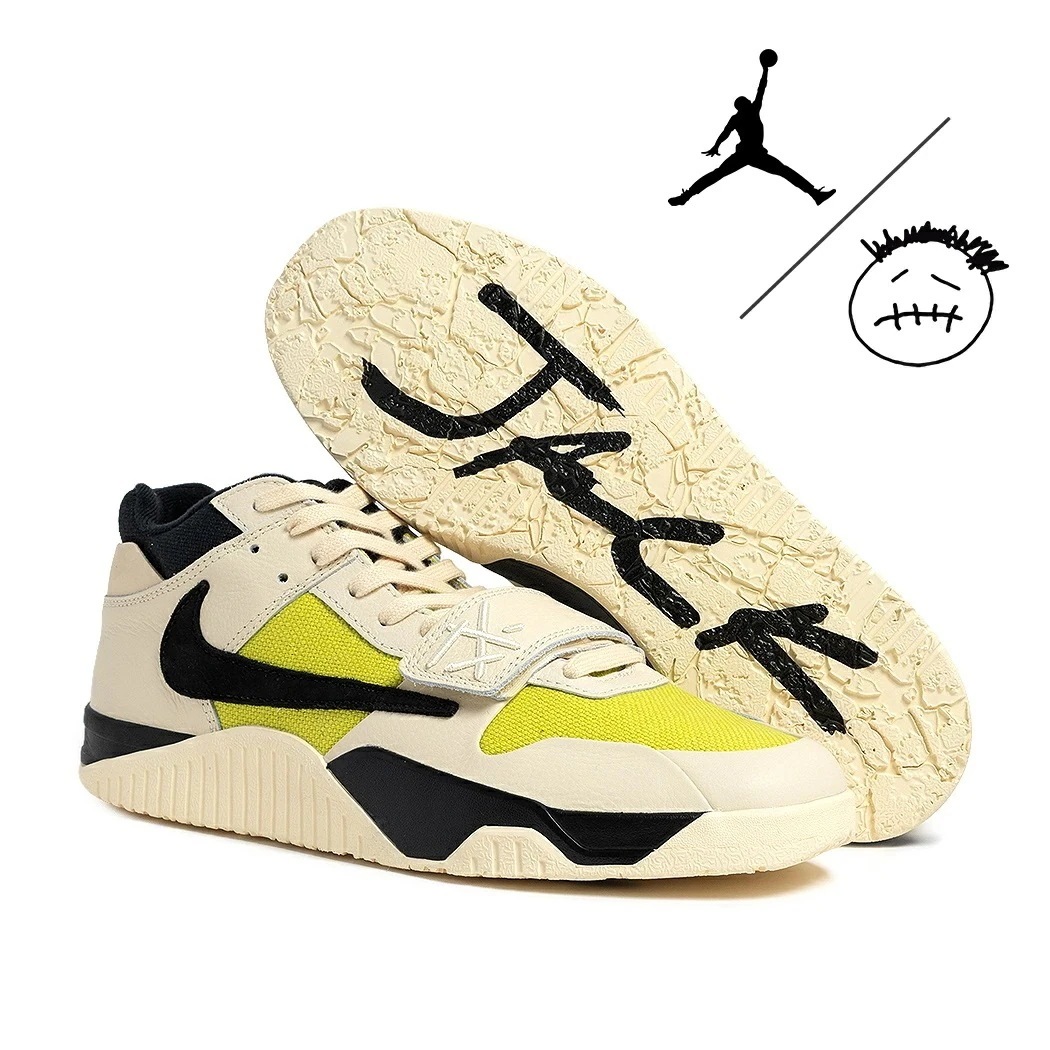 NIKE トラヴィス・スコット × ナイキ JUMPMAN JACK ジャンプマンジャック TRAVIS SCOTT CACTUS スニーカー BRIGHT CACTUS ( ブライト カクタス コラ