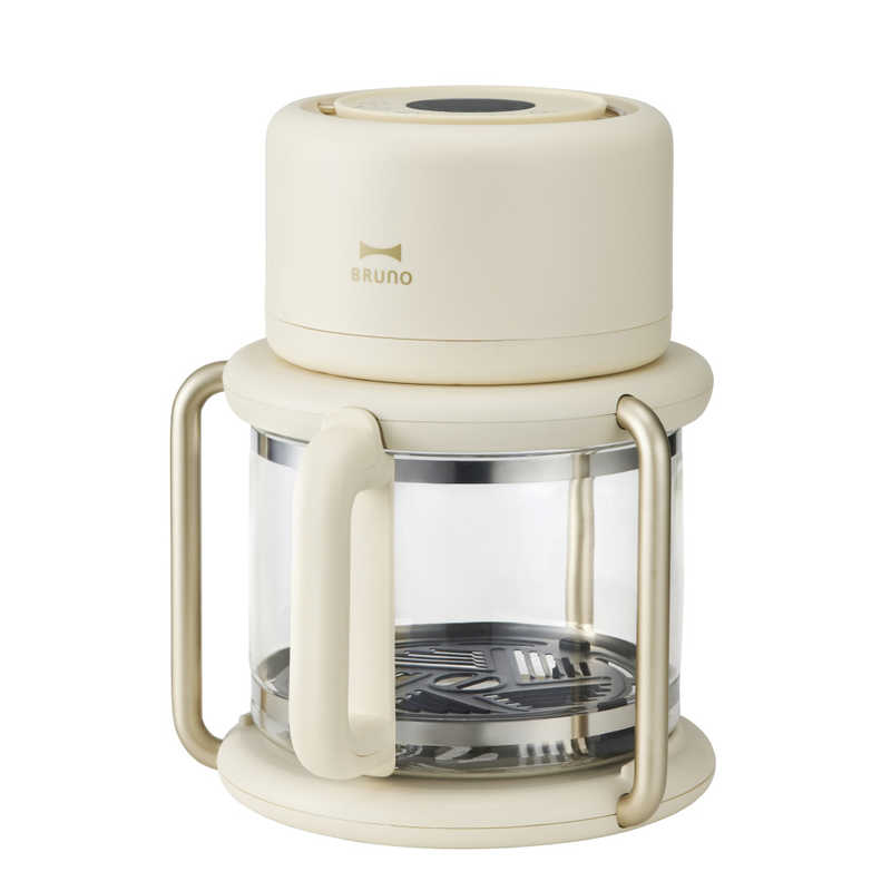 BRUNO　ブルーノ　ガラスエアフライヤー アイボリー　BOE122-IV