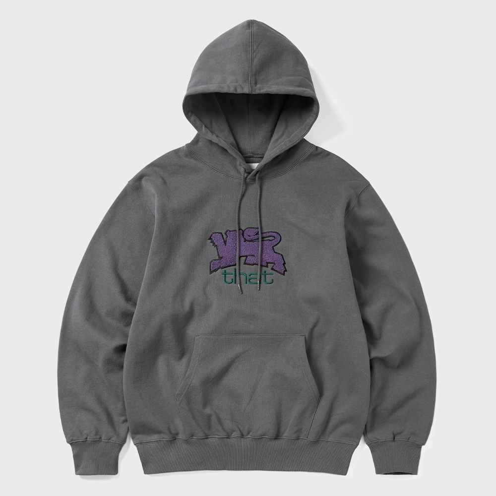 ディス・イズ・ネヴァー・ザット・ライオン・フーディーダークグレー