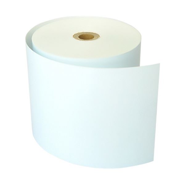 小林 カラーサーマルロール紙 80mm幅x63m巻 水色 23-401700-08 1箱（8巻）