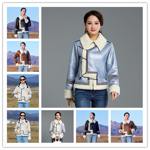 モンゴル 伝統　衣装　レディース ショート ジャケット 冬服 防寒 暖かい コート　民族　模様　舞台　演出　民族　モチーフ　モンゴル風　ドレス　伝統的　優雅　レトロ　復古