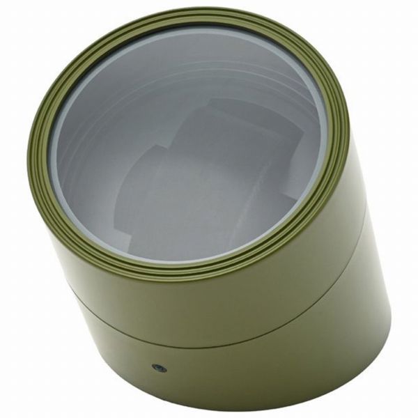 取寄品 Es prima エスプリマ 丸型ワインディングマシーン ミリタリーグリーン 1本 1本巻き ウォッチワインダー 自動巻き ES10302GR ワインディングマシーン