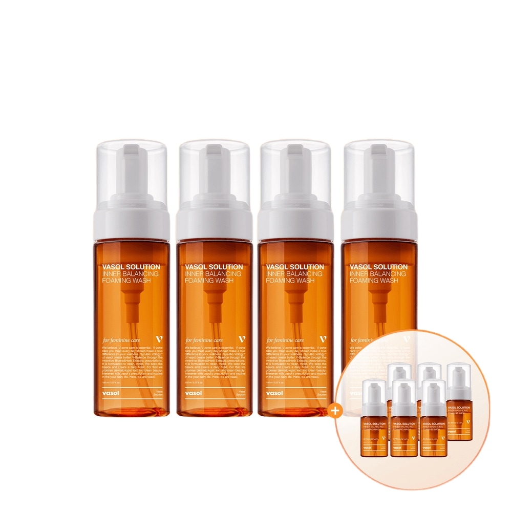 バーソル インナー バランシング フォーミング ウォッシュ 150ml X 4個 + 30ml X 6個 KIT