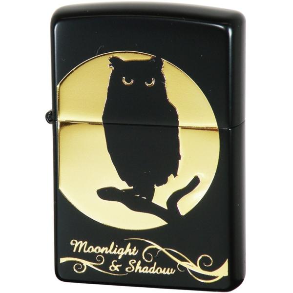 Zippo (ジッポー) オイルライター ムーンライトシャドウ フクロウ 2MLS-OW