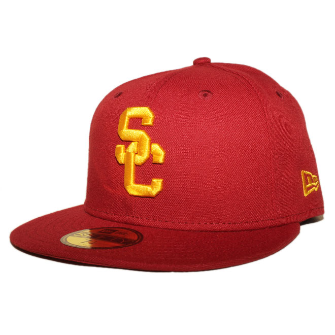 ベースボールキャップ 帽子 59fifty メンズ レディース NCAA サウス カリフォルニア トロージャンズ 6 3/4-8 1/4