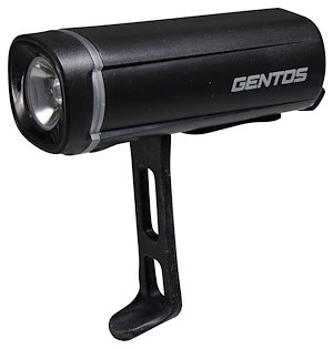 【全国送料無料】 GENTOS(ジェントス) 自転車 ライト LED バイクライト 単4電池式 100ルーメン 防滴 BL-500BK ロードバイク ブラック