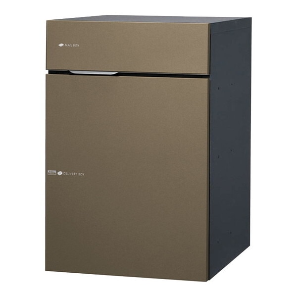 ユニソン 324012170 ヴィコ DB 100 ポスト有 右開 後出 メタルブラウン 宅配ボックス メーカー直送