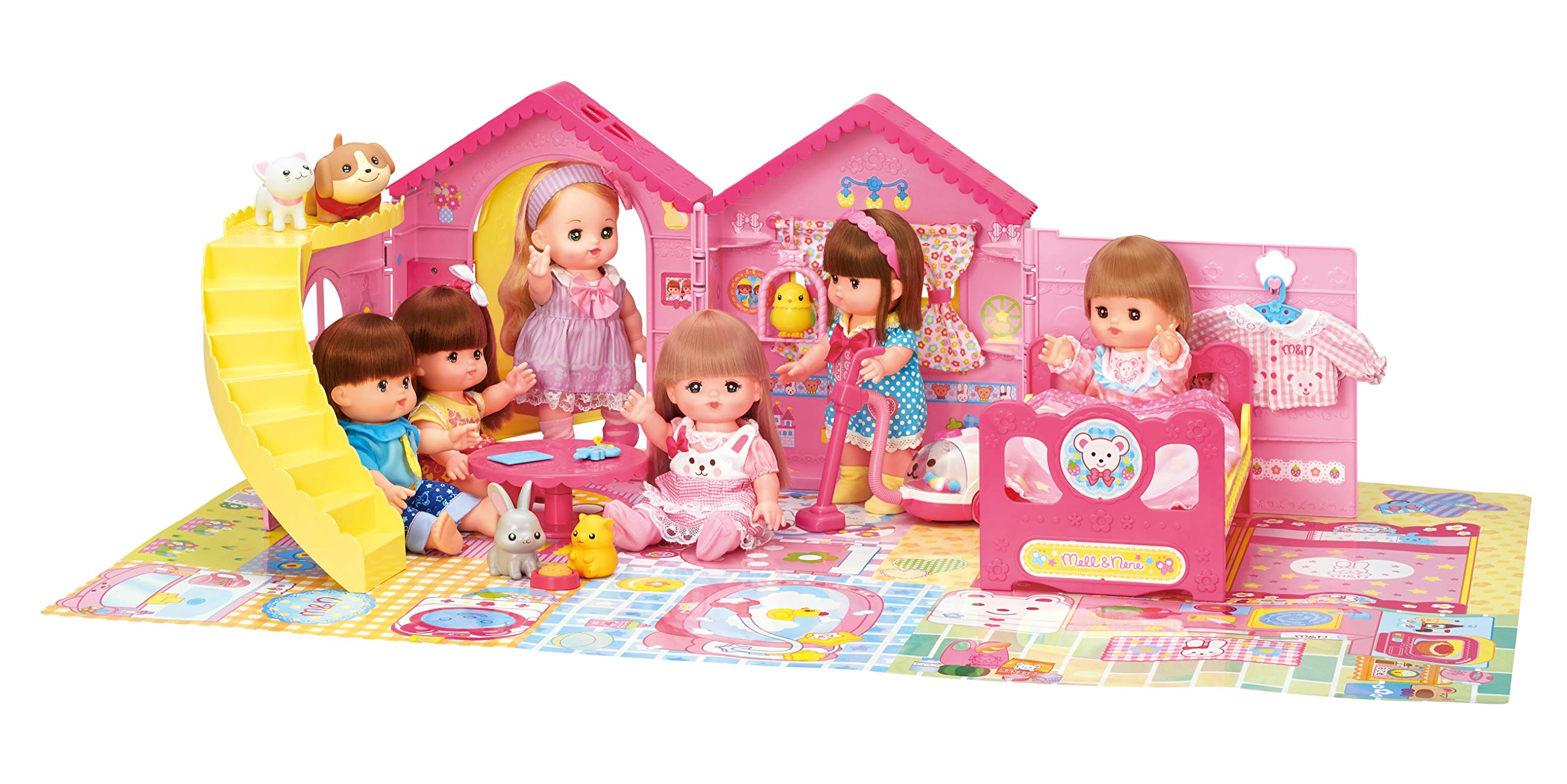 メルちゃん おせわパーツ かいだんつきのみんなあつまれ！なかよしハウス 7,983円