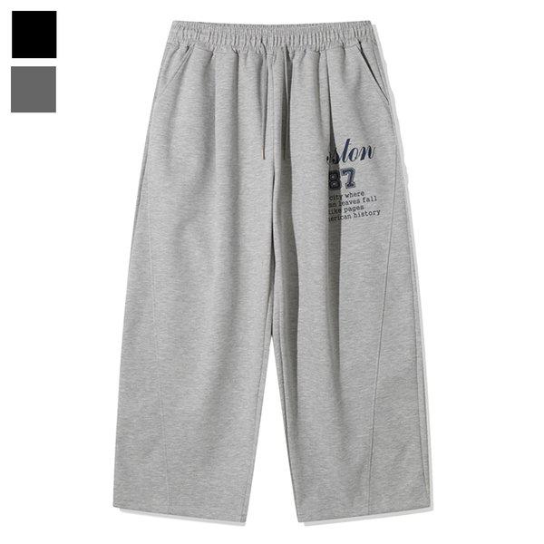 メンズ ボストン 87 スリット ワイド ボンディング パンツ AC-PTA-Q082-メランジ