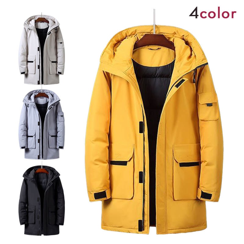 メンズ ダウンジャケット アウター コート超軽量 ダウン ジャケット 防寒 防風 暖かい コート 通勤 カジュアル 登山 アウター 高品質 軽量 秋冬 無地 軽い