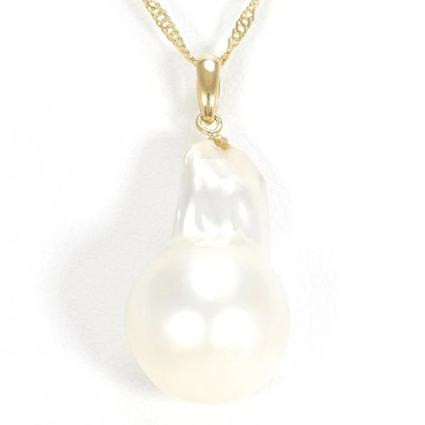 K18 18金 YG イエローゴールド ネックレス パール(真珠) 約40cm ジュエリー 中古 20,338円