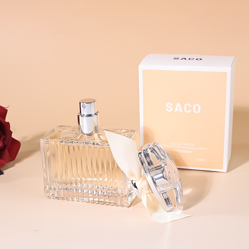 SACO ミートリボン ハイエンドニッチ香水 牡丹・ライチ・ローズの組み合わせ 魅力を引き出す デート・オフィス・旅行用ギフト バレンタイン・クリスマスプント 癒しの贈り物