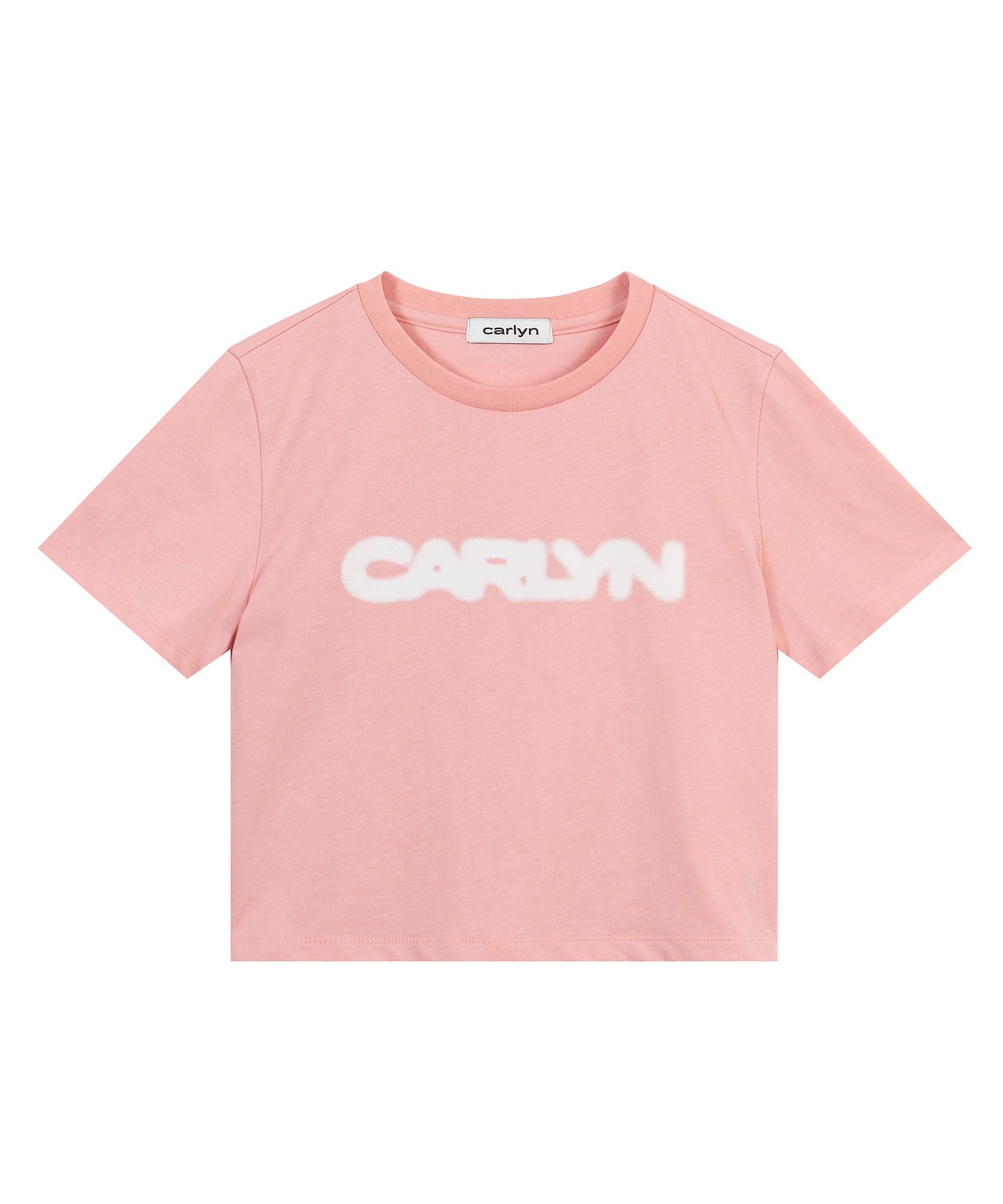 カーリンブラーロゴクロップ T シャツピンク_T73101010P